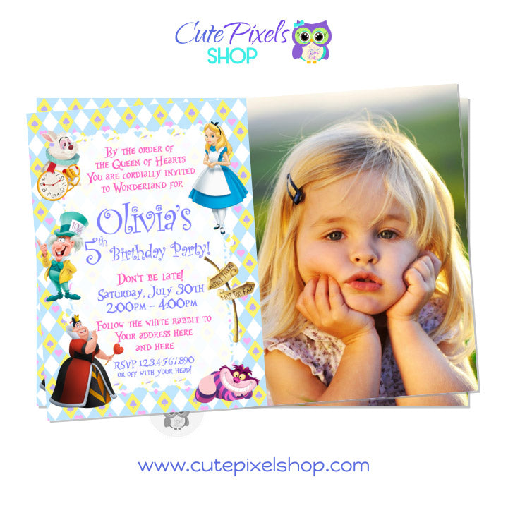 Disney Alice Wonderland Birthday Theme Decorations Princess