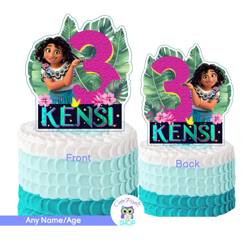 Encanto 3D Letter. Party Decoration. Encanto 3D Number. Mirabel Customized  3D Letter Box. Party Deco. Encanto Birthday Party . 