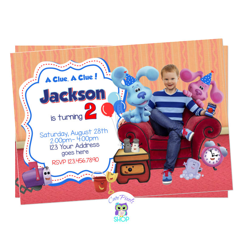 Blue's Clues Party Invitation outlet Kit