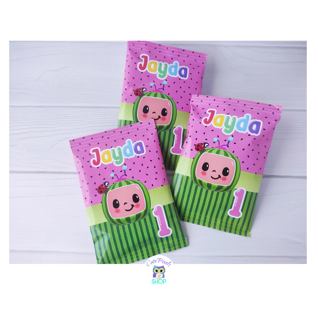 Cocomelon Chip Bags - Cocomelon Treat Bags – Cute Pixels Shop